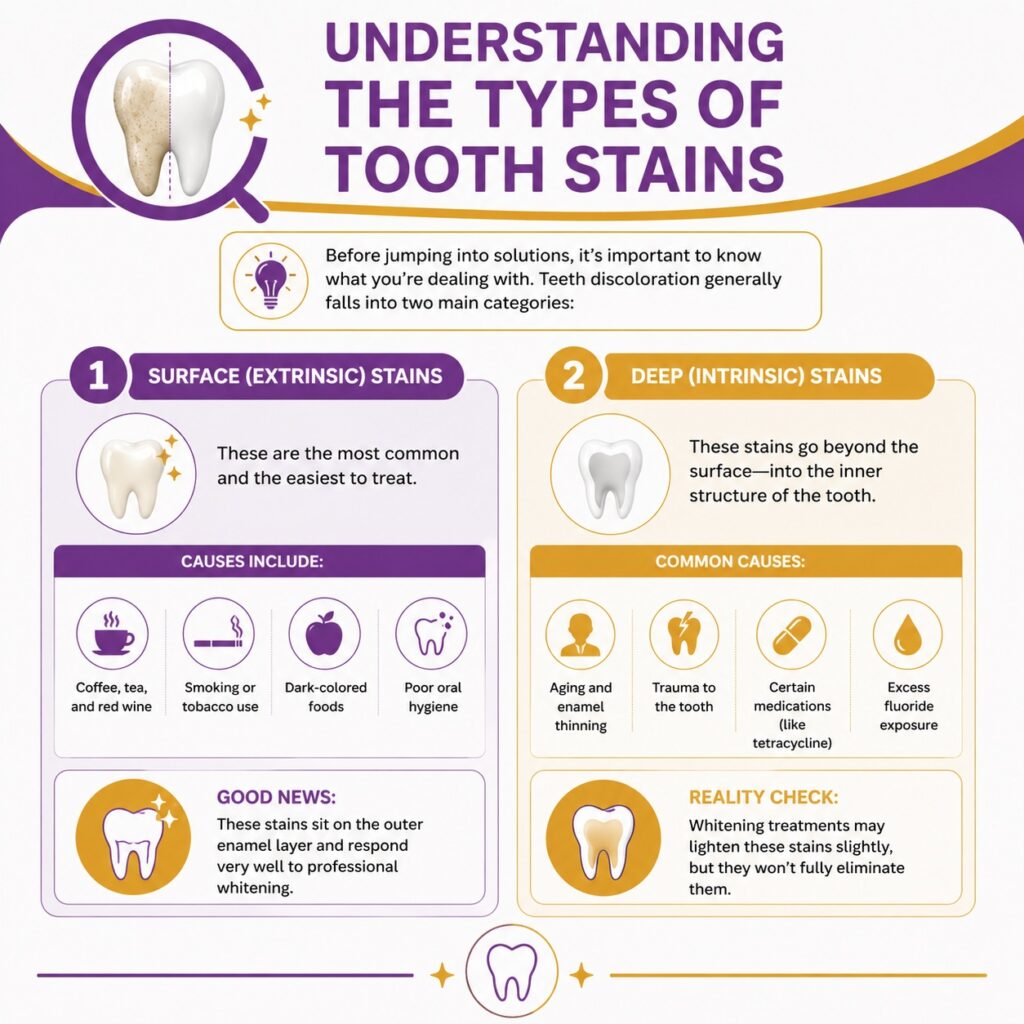 types of tooth stains